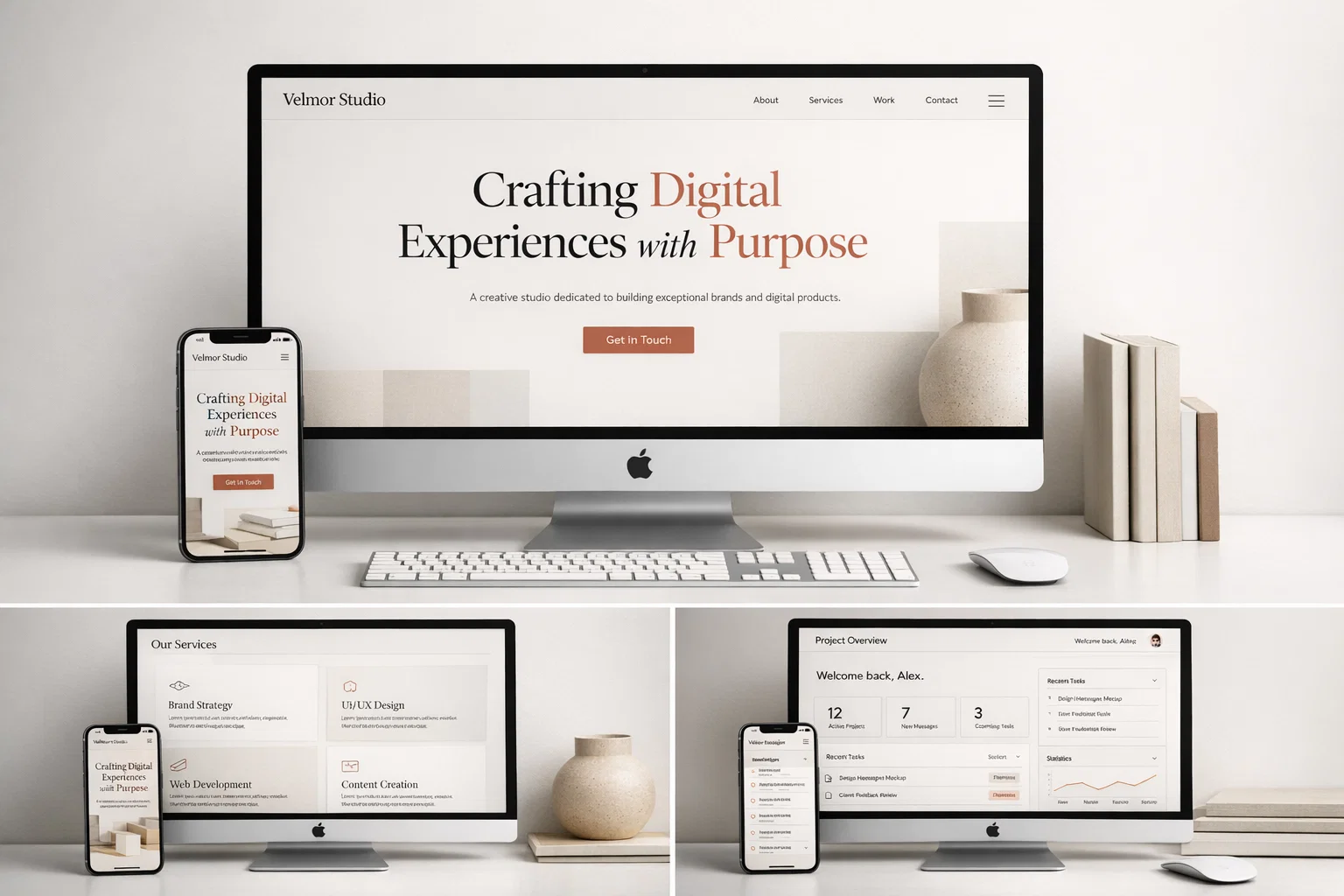 Modern UI/UX Website Design Showcase